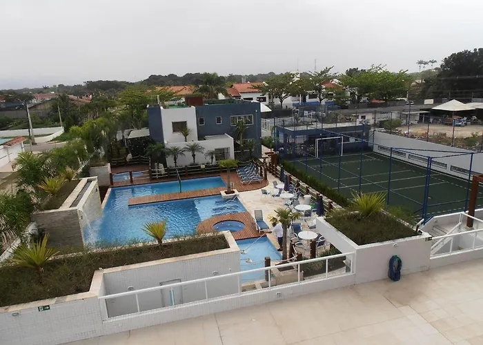 Apto temp litoral Pé na areia INDAIÁ PRAIA CLUB Bertioga